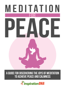 Meditation For Peace