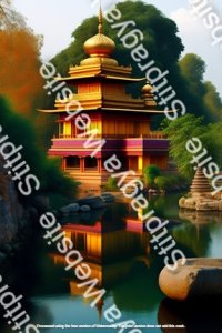 AI Art Image For Hindu Temple